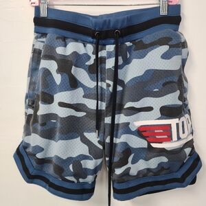 Top Gun Shorts Size Small Movie X SP Rare Only In Shoe Palace Mesh Camo Blus